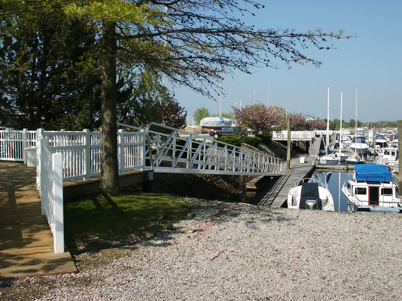 Spring at Brewer Pilots Point Marina.